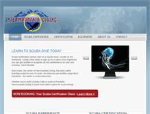 Tablet Screenshot of intermountaindiving.com